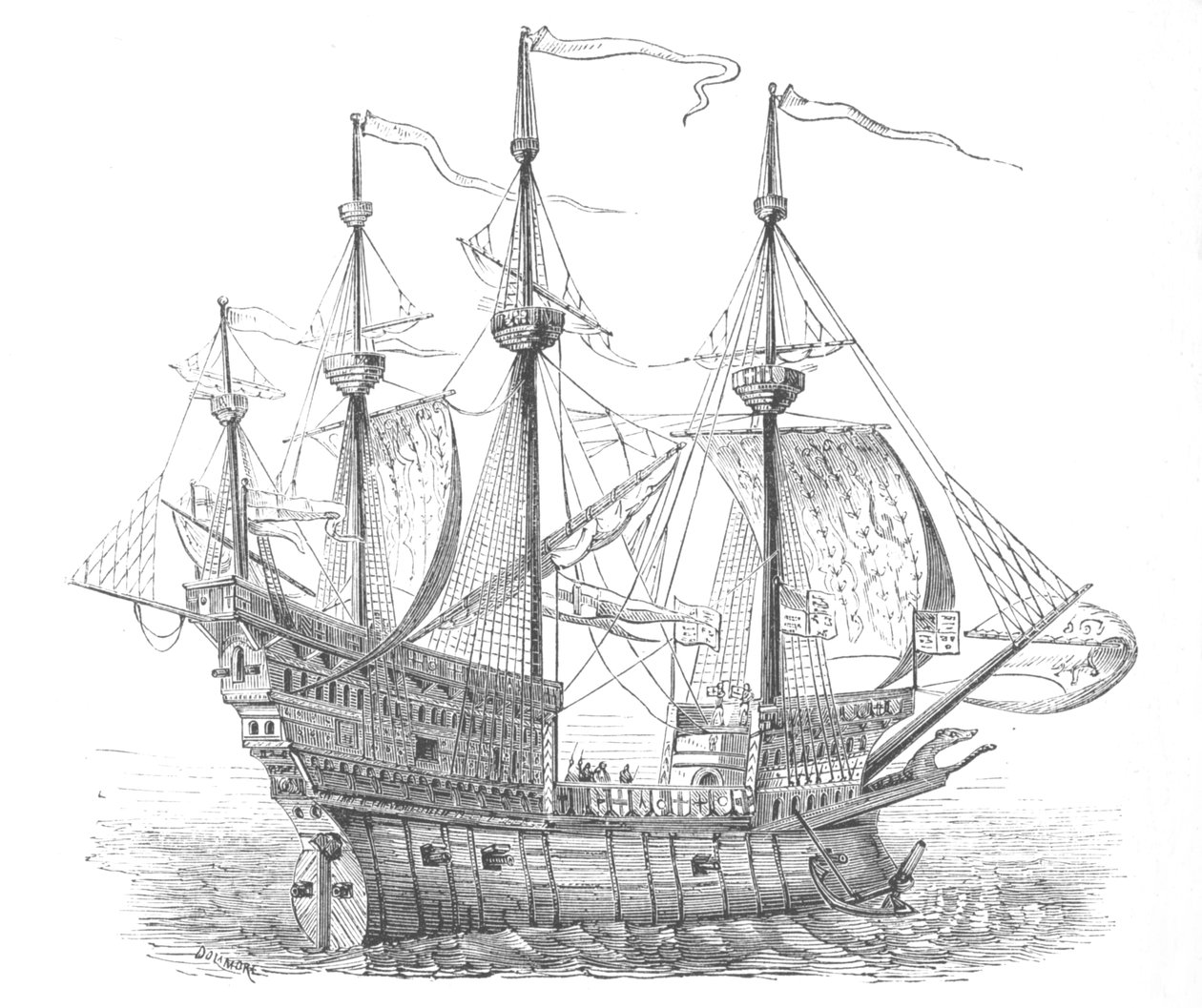 Henry VIII gemisi, c1880 by Unbekannt