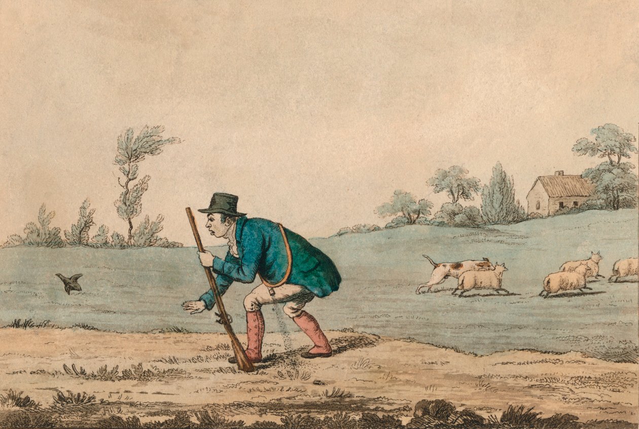 Çekim sahnesi, 1813. by Unbekannt
