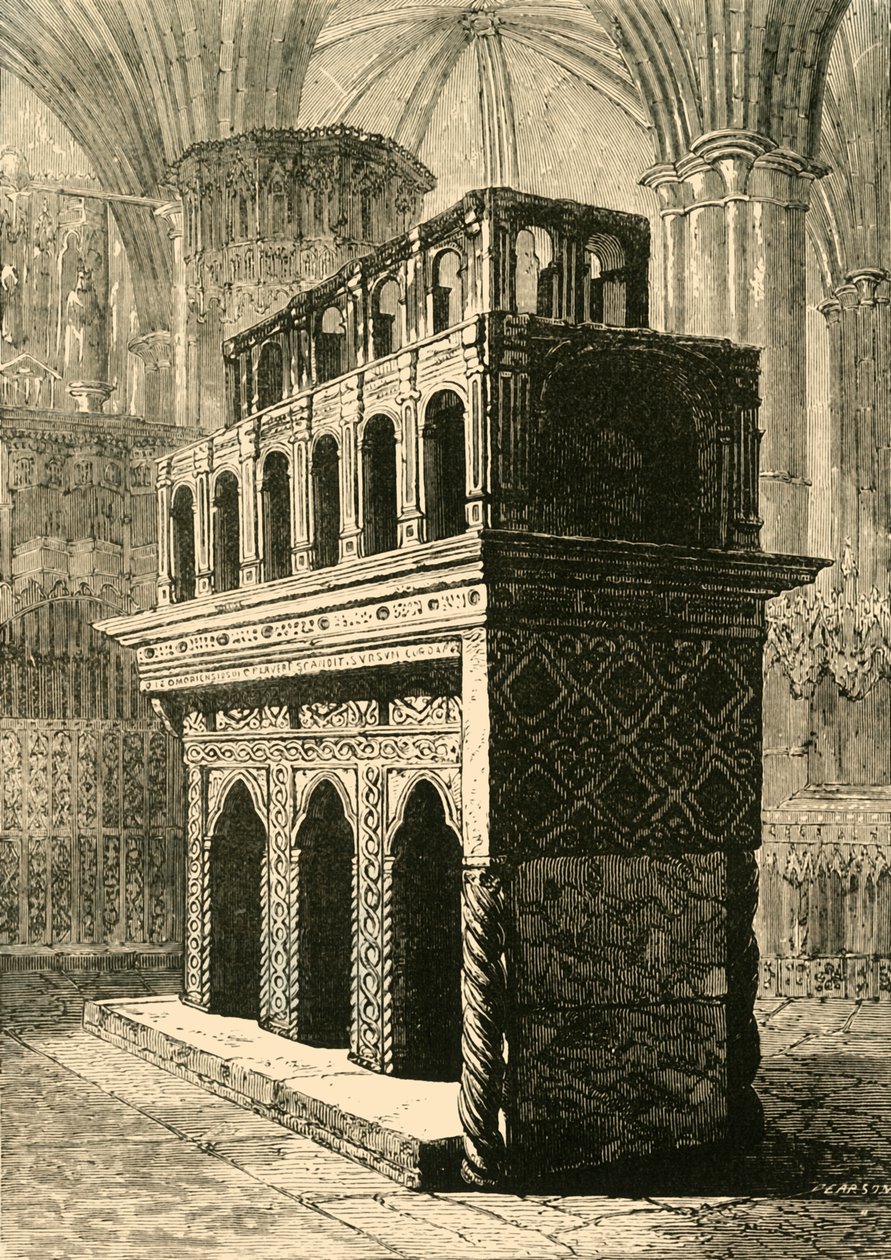 İtirafçı Edward Tapınağı, Westminster Abbey, 1890. by Unbekannt