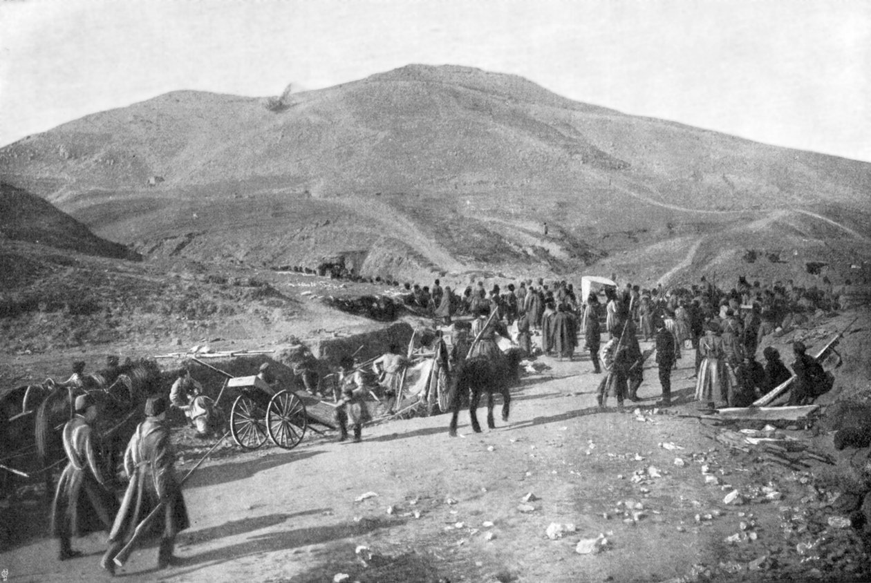 Sibirya rezervi pozisyon alıyor, Rus-Japon Savaşı, 1904-5 by Unbekannt