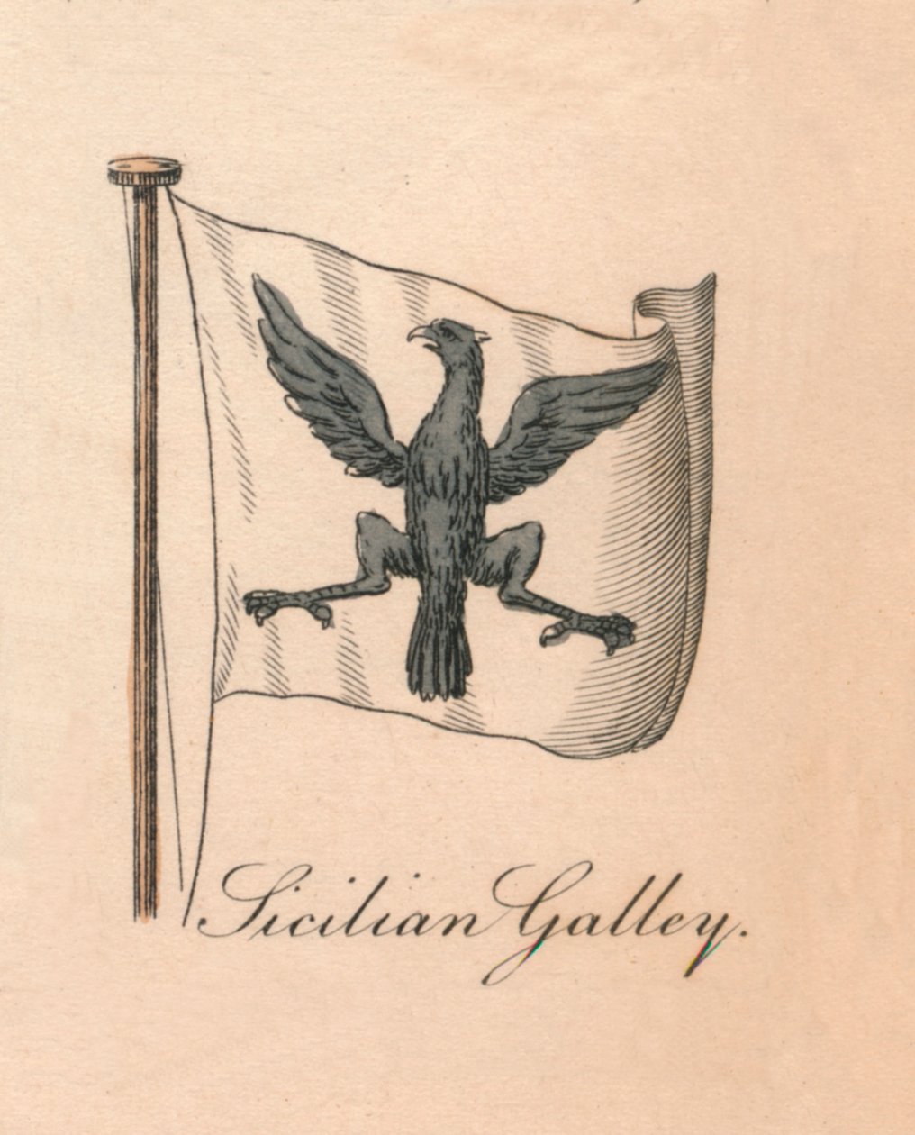 Sicilya Kadırgası, 1838 by Unbekannt
