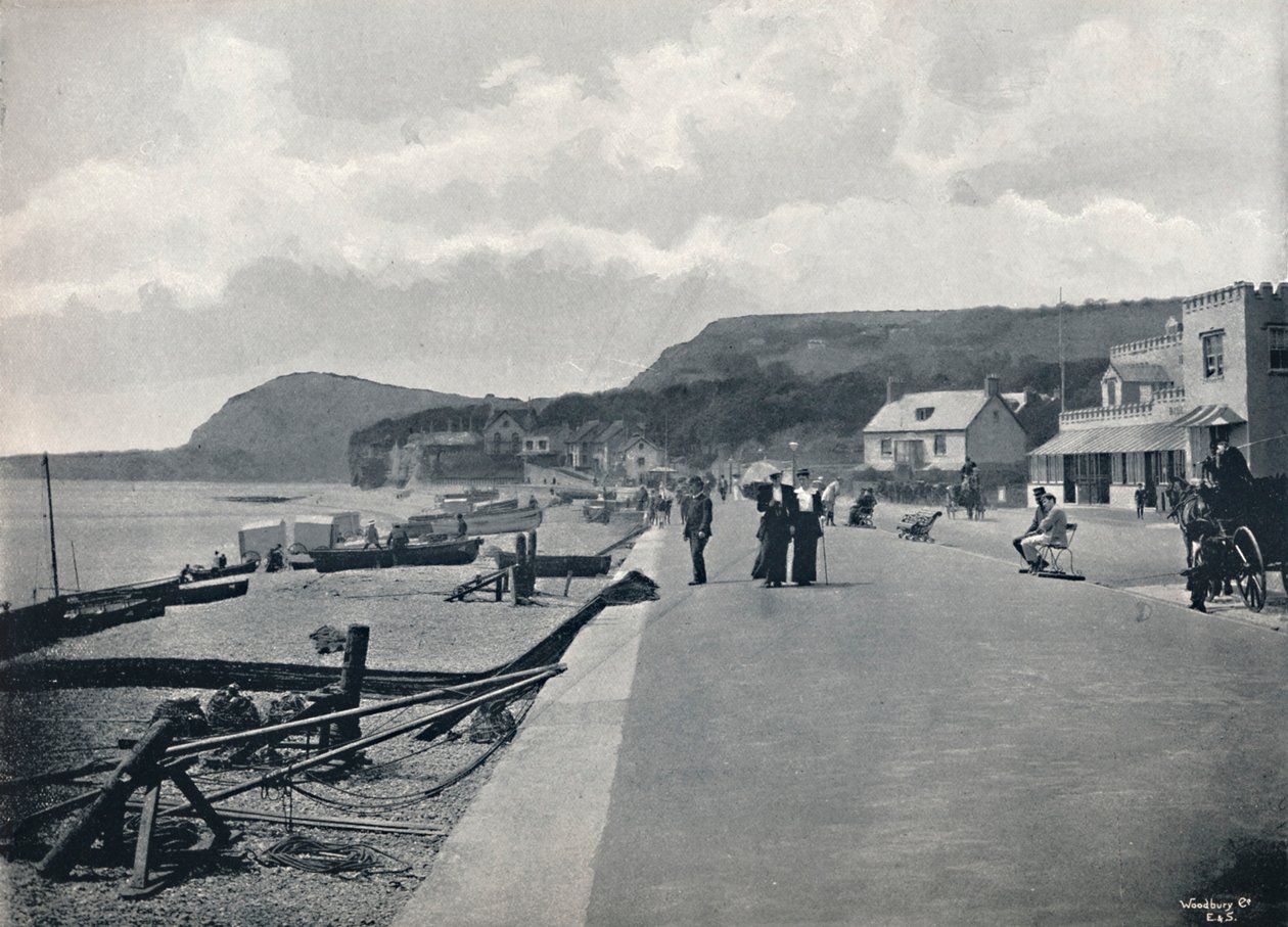 Sidmouth - Gezinti Yolu ve Sahil, 1895 by Unbekannt