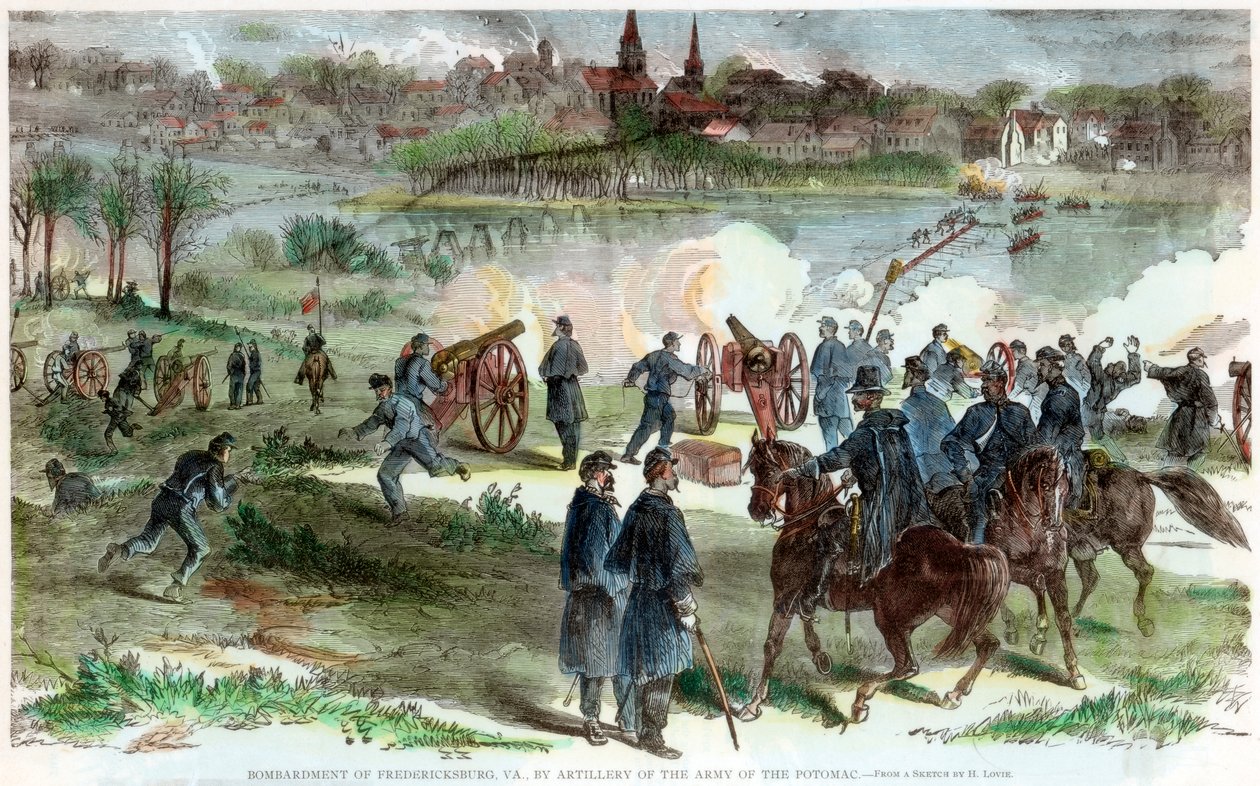 Fredericksburg Kuşatması, Virginia, Amerikan İç Savaşı, c1864-c1865 by Unbekannt