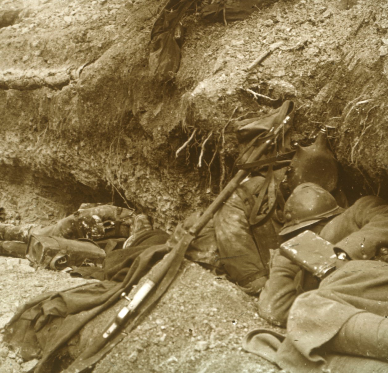 Siesta, Verdun, Kuzey Fransa, 1916 by Unbekannt