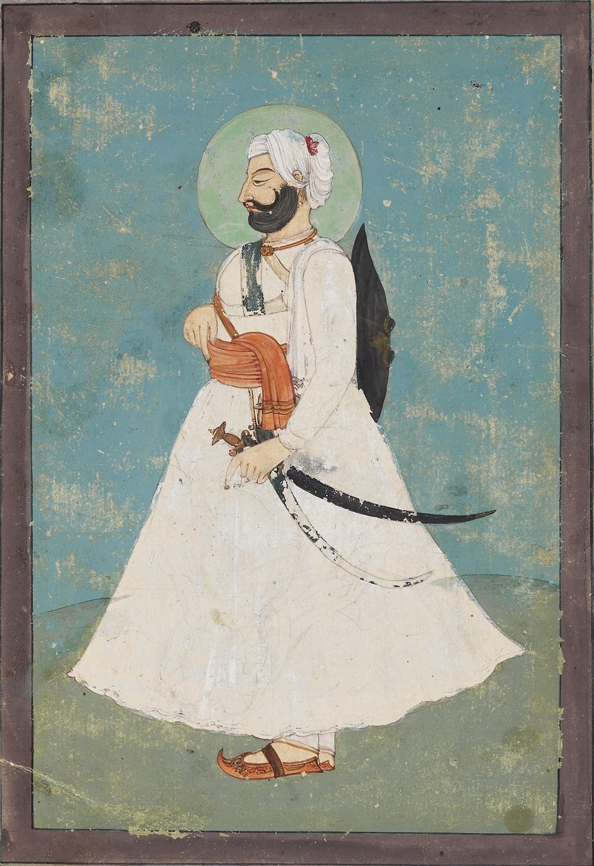 profildeki Sih asilzade, c1800 by Unbekannt