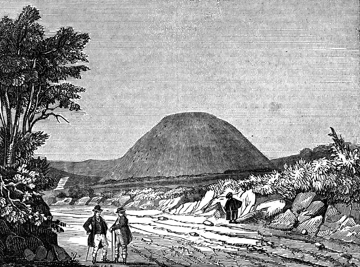 Silbury Tepesi, Wiltshire, İngiltere, 1836 by Unbekannt