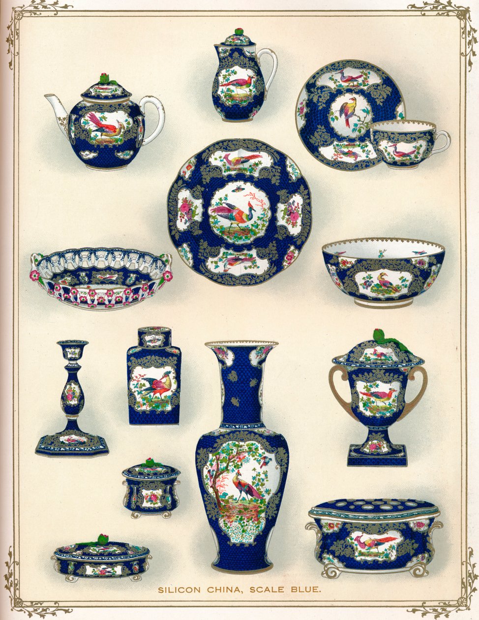 Silikon Çin, Ölçek Mavisi, 20. yüzyılın başları. 1911 by Unbekannt