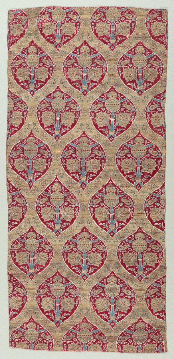 İpek ve Altın Brokar Parçaları, 1600-1650. by Unbekannt