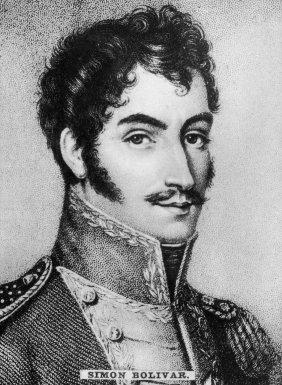 Simon Bolivar 1783-1830, Venezuelalı askeri ve siyasi lider, c1910 by Unbekannt