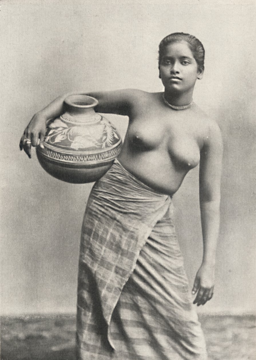 Hollandalı Sinhala kadını, her zamanki dış giysisi olmadan, 1926 by Unbekannt