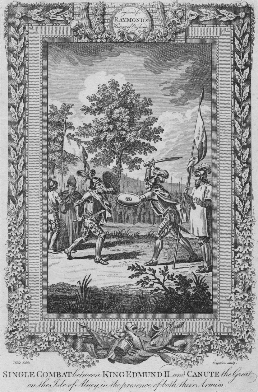 Kral II. Edmund ile Büyük Canute arasında Abney Adası