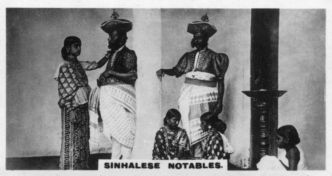 Sinhalese ileri gelenleri, Seylan, c1925 by Unbekannt