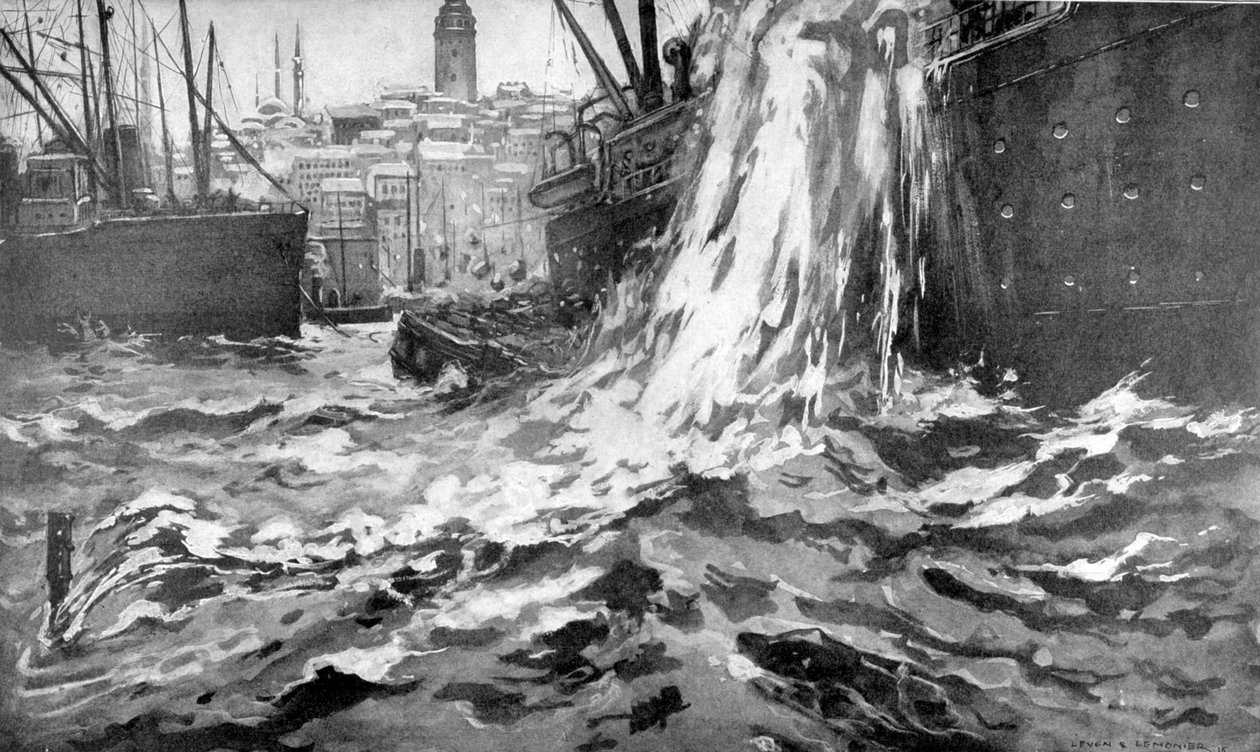 İstanbul Limanı Tüccar Gemisi İstanbul