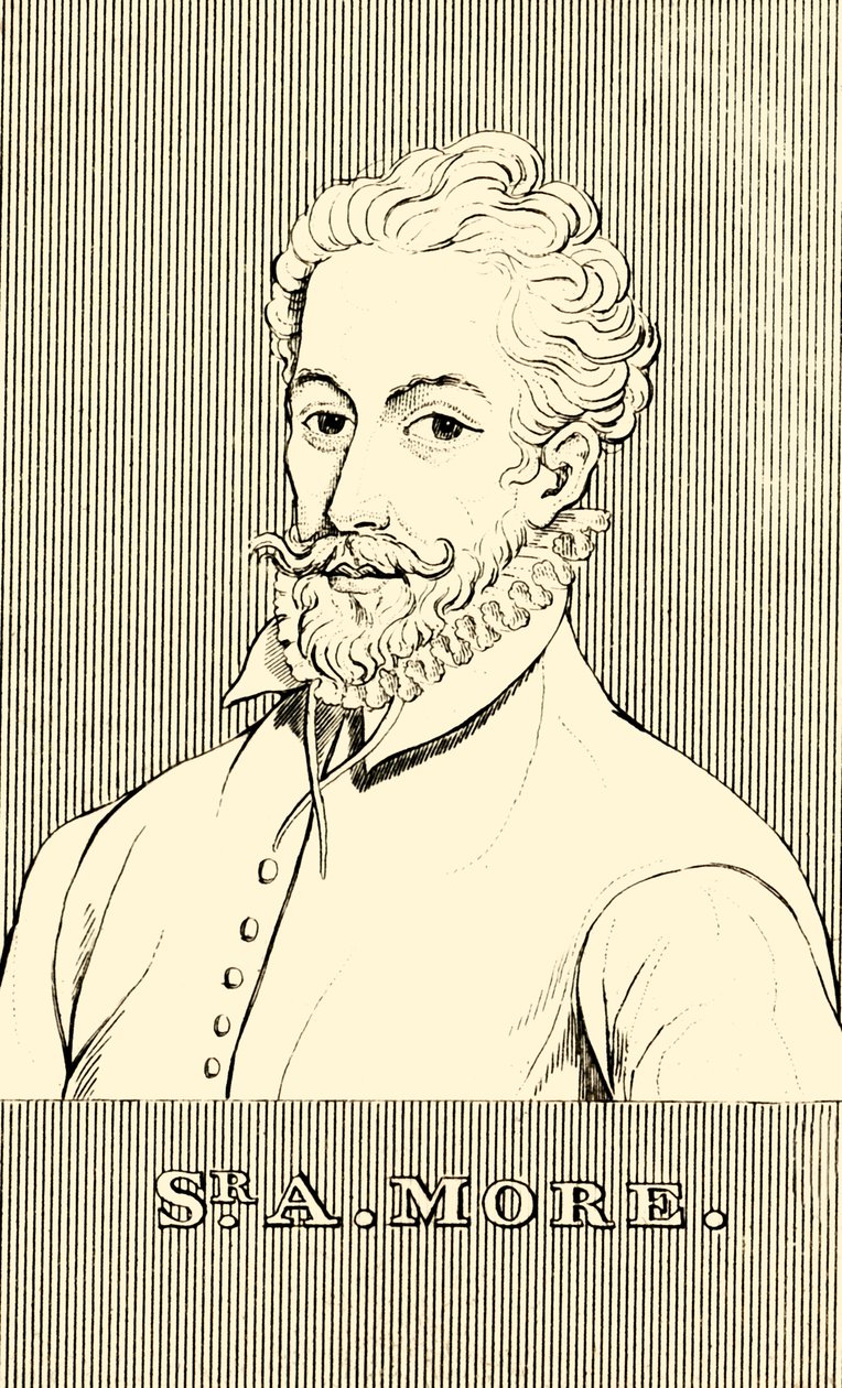 Sir A. More, c1517-1577, 1830. by Unbekannt