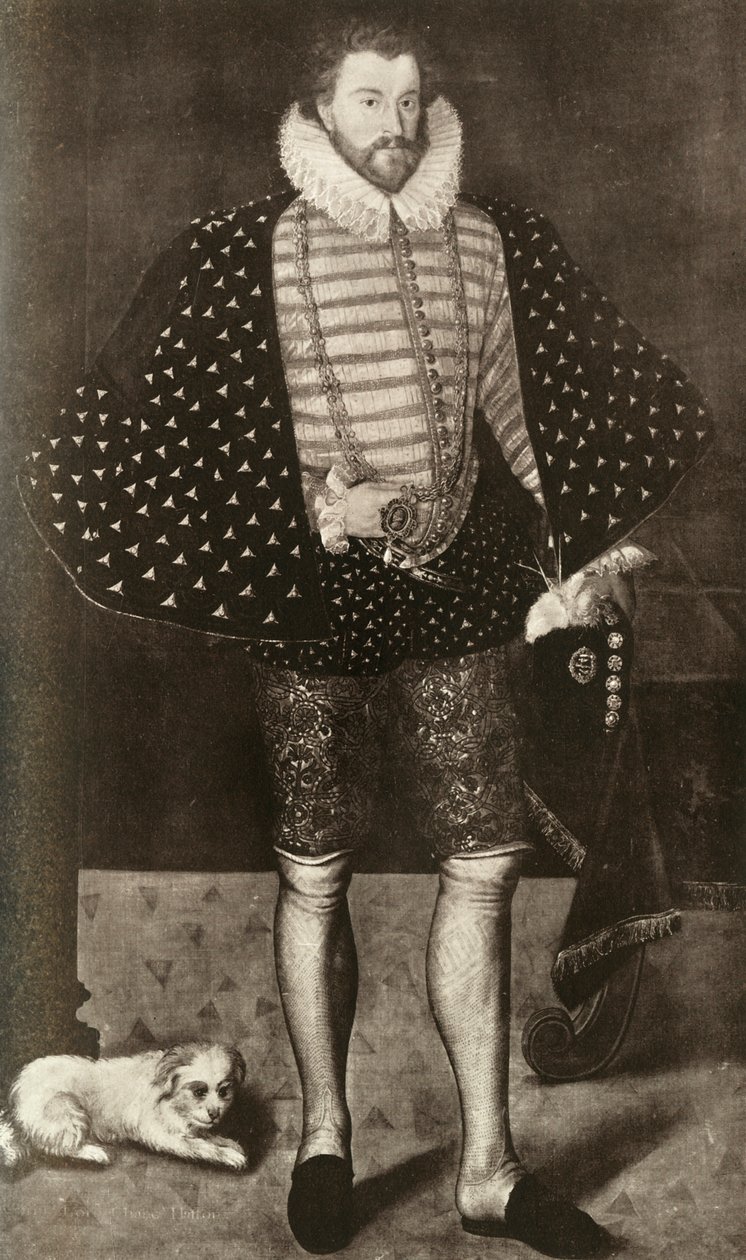 Sir Christopher Hatton, 1909 by Unbekannt
