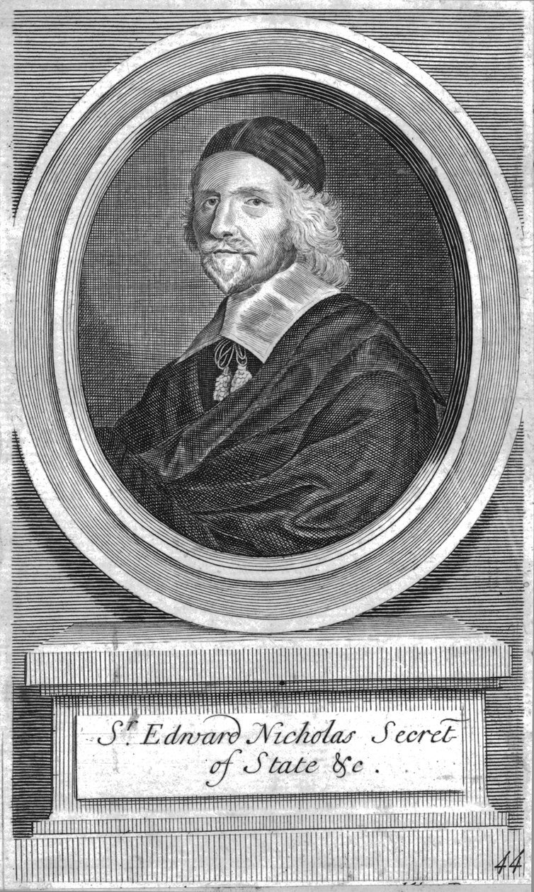 Sir Edward Nicholas, Dışişleri Bakanı, 17. yüzyılın ortaları by Unbekannt