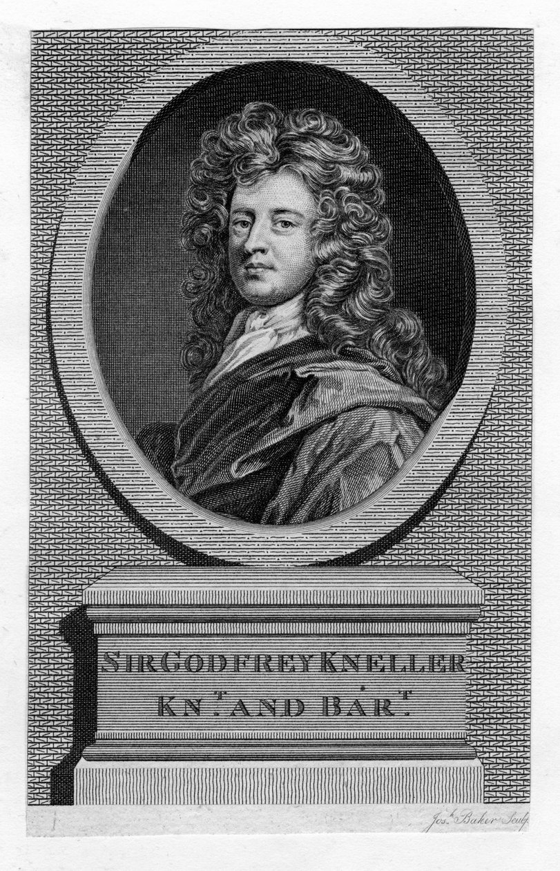 Sir Godfrey Kneller 1646-1723, portre ressamı, 19. yüzyıl by Unbekannt