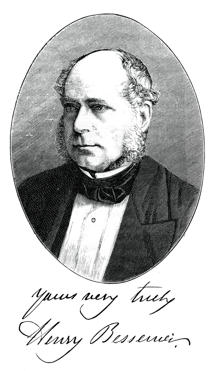 Sir Henry Bessemer, İngiliz mühendis, c1880 by Unbekannt