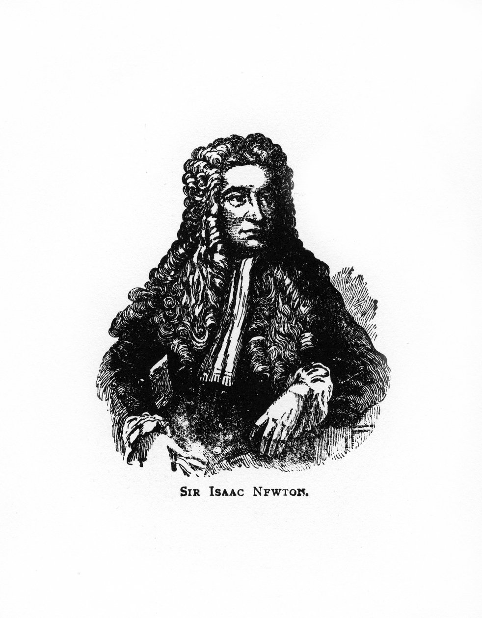 Sir Isaac Newton, İngiliz matematikçi, astronom ve fizikçi, 20. yüzyıl by Unbekannt