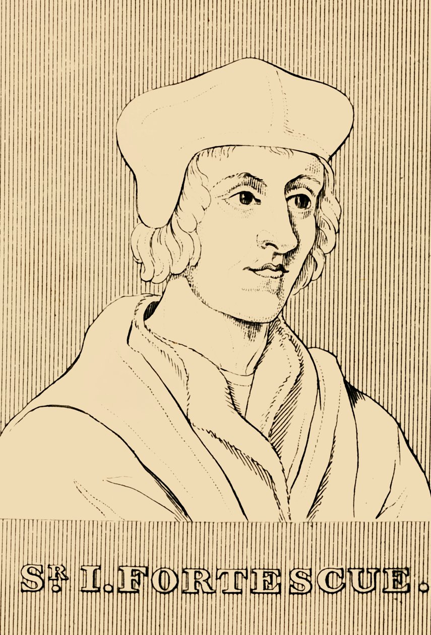 Sir J. Fortescue, c1394-1479, 1830. by Unbekannt