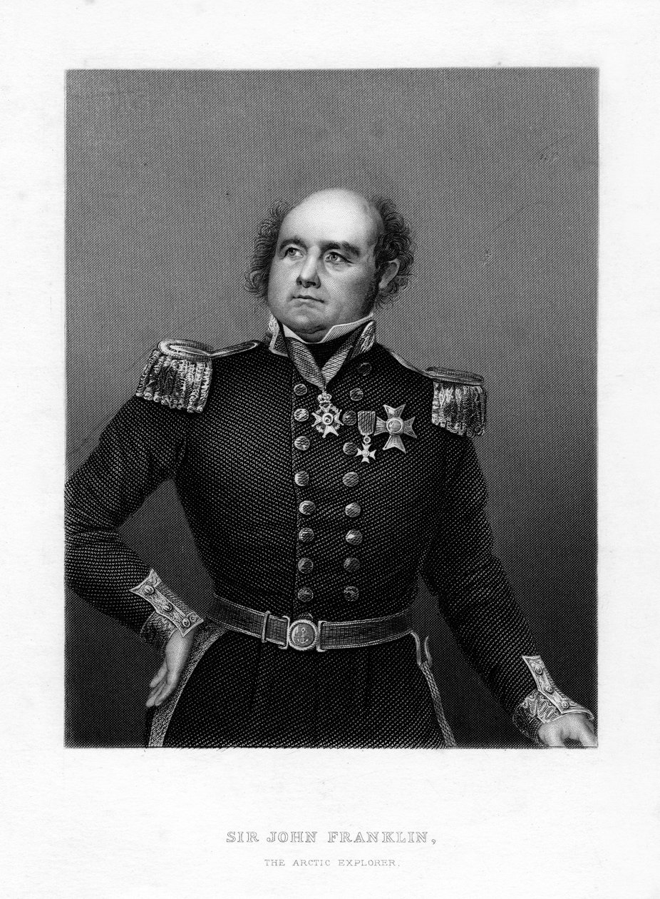 Sir John Franklin, İngiliz deniz kaptanı ve Arktik kaşifi, 19. yüzyıl by Unbekannt