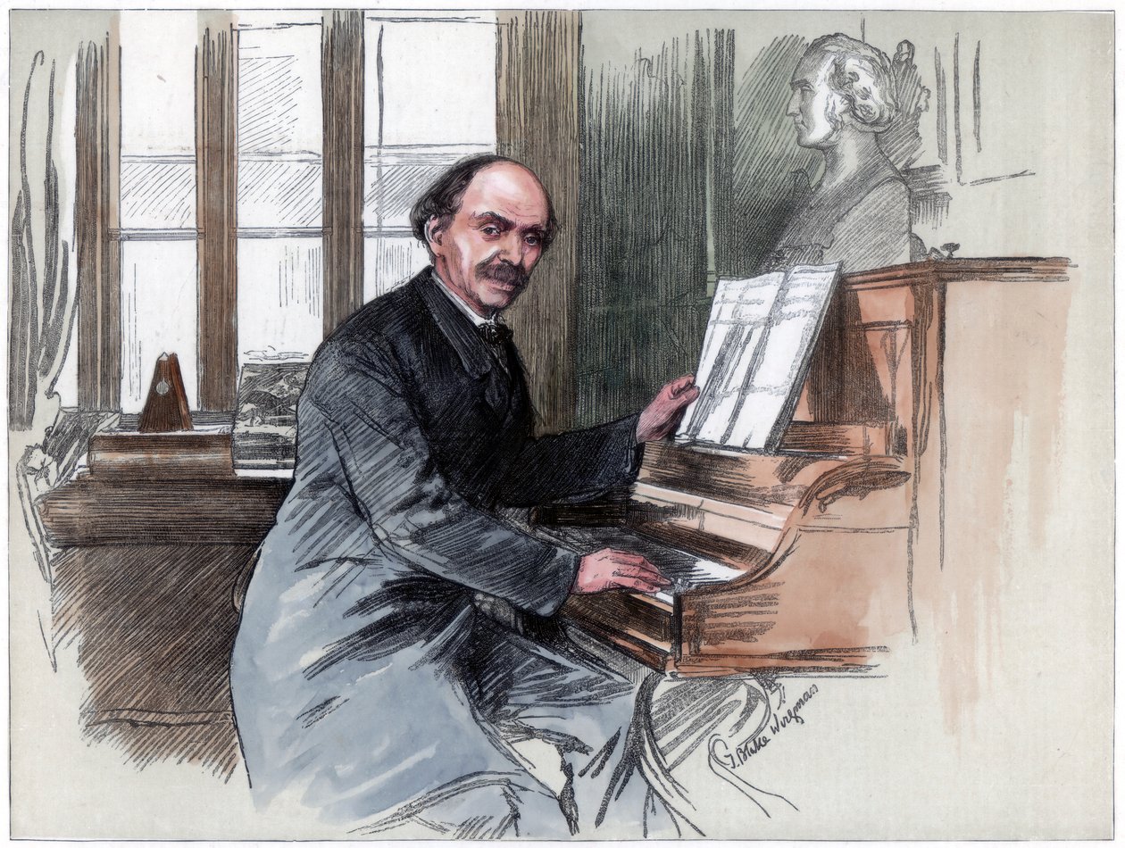 Sir Julius Benedict, müzik bestecisi ve orkestra şefi, 1884 by Unbekannt
