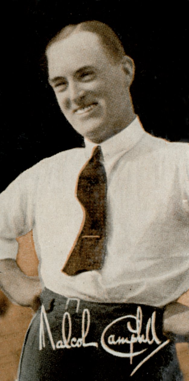Sir Malcolm Campbell 1885-1948, İngiliz yarış otomobili sürücüsü ve otomobil gazetecisi, 1935 by Unbekannt
