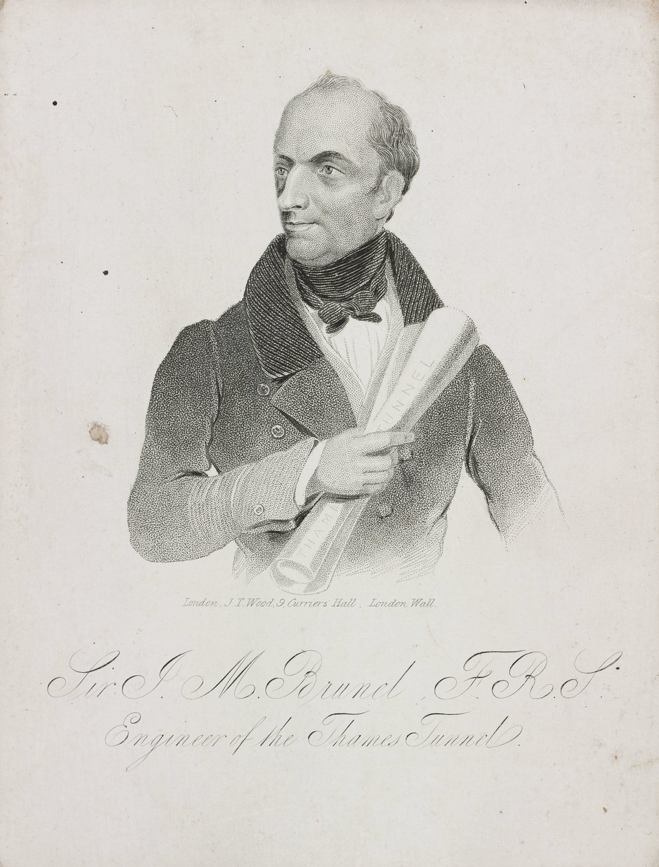 Sir Marc Isambard Brunel, Fransa doğumlu İngiliz mühendis ve mucit, c 1810