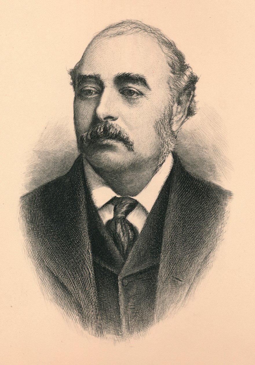 Sir Matthew White Ridley, 1 Vikont Ridley 1842-1904, İngiliz Muhafazakar politikacı ve personel by Unbekannt
