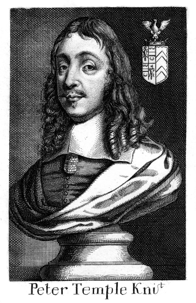 Sir Peter Temple, 17. yüzyıl İngiliz yargıç by Unbekannt
