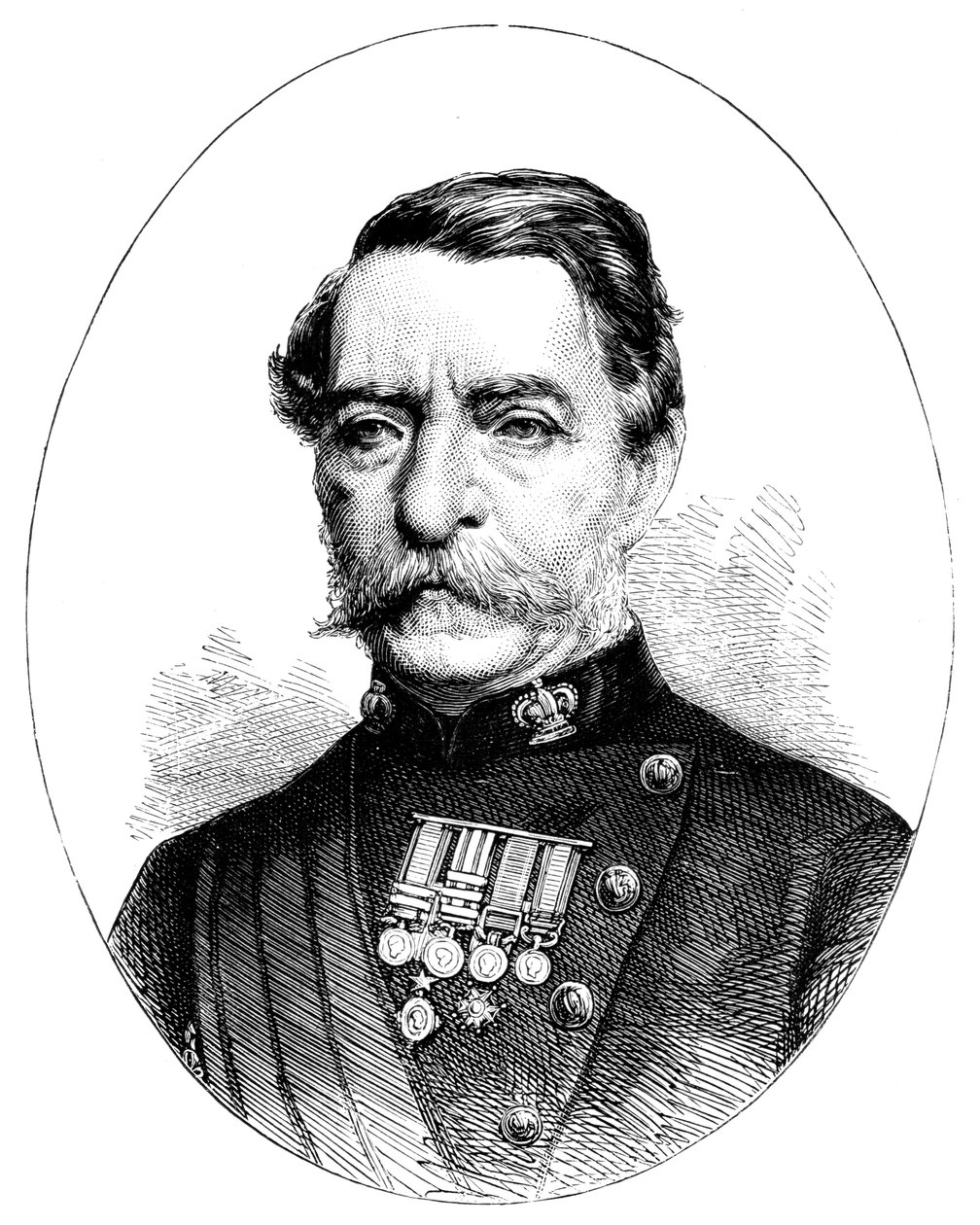 Sir Robert Napier 1791-1876, Magdala Lordu Napier by Unbekannt