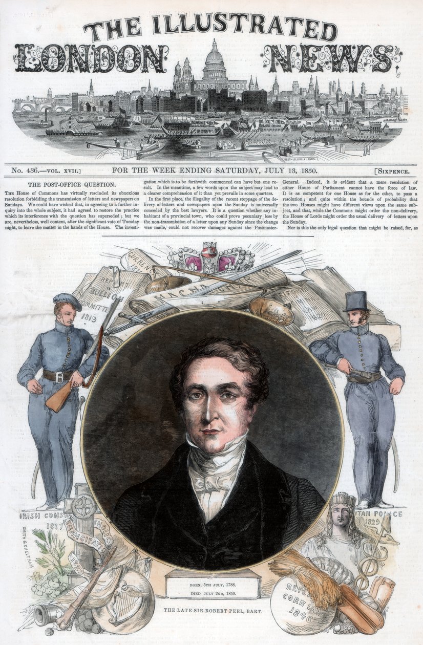 Sir Robert Peel, 1850 by Unbekannt