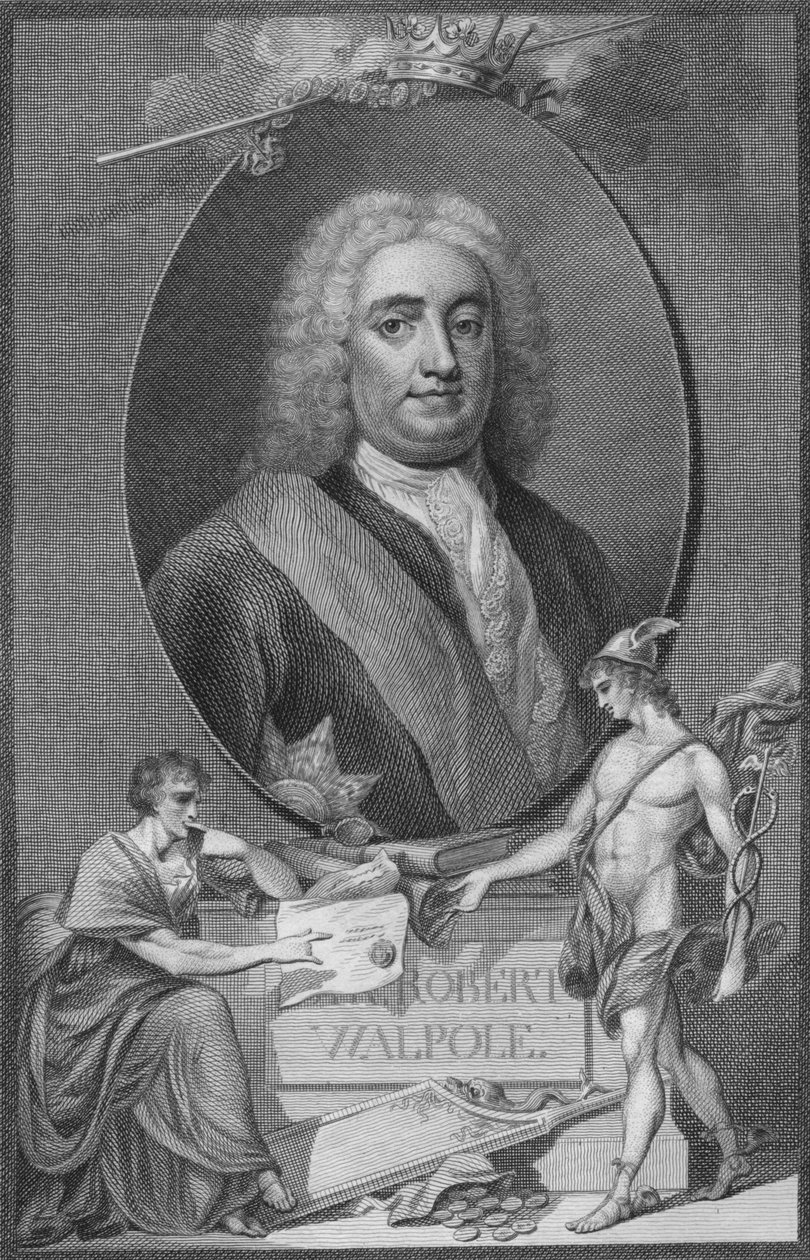 Sir Robert Walpole, 1790 by Unbekannt