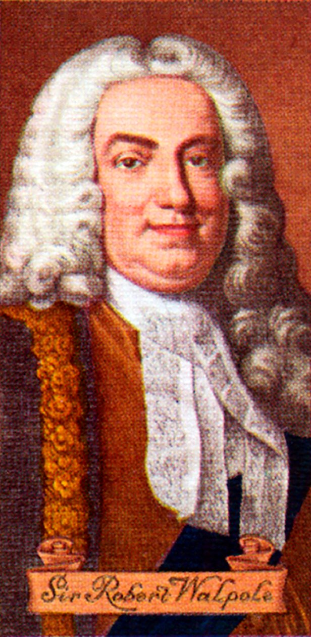 Sir Robert Walpole, bir dizi sigara kartından alındı, 1935 by Unbekannt