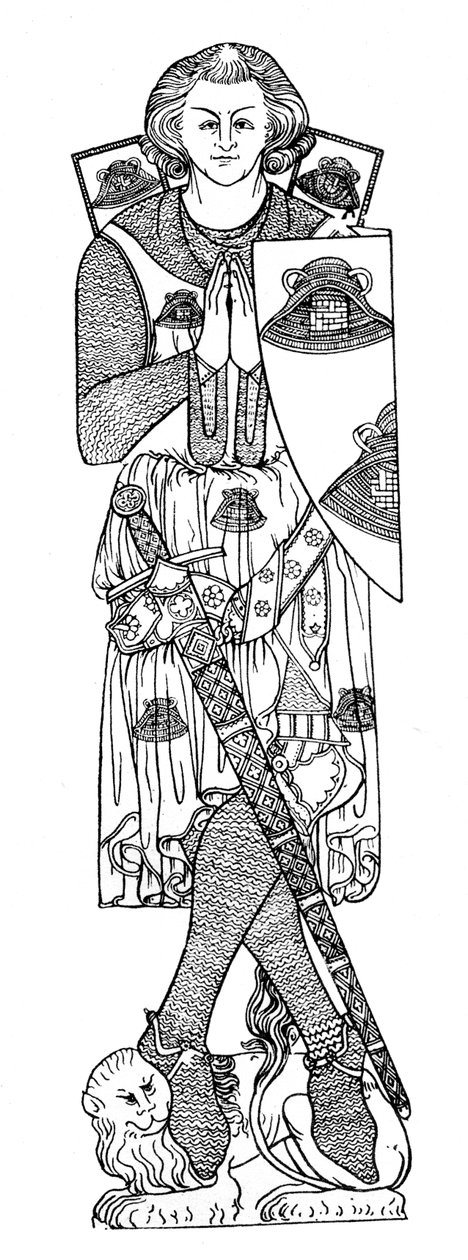 Sir Robert de Septvans, c1306, 1924 by Unbekannt