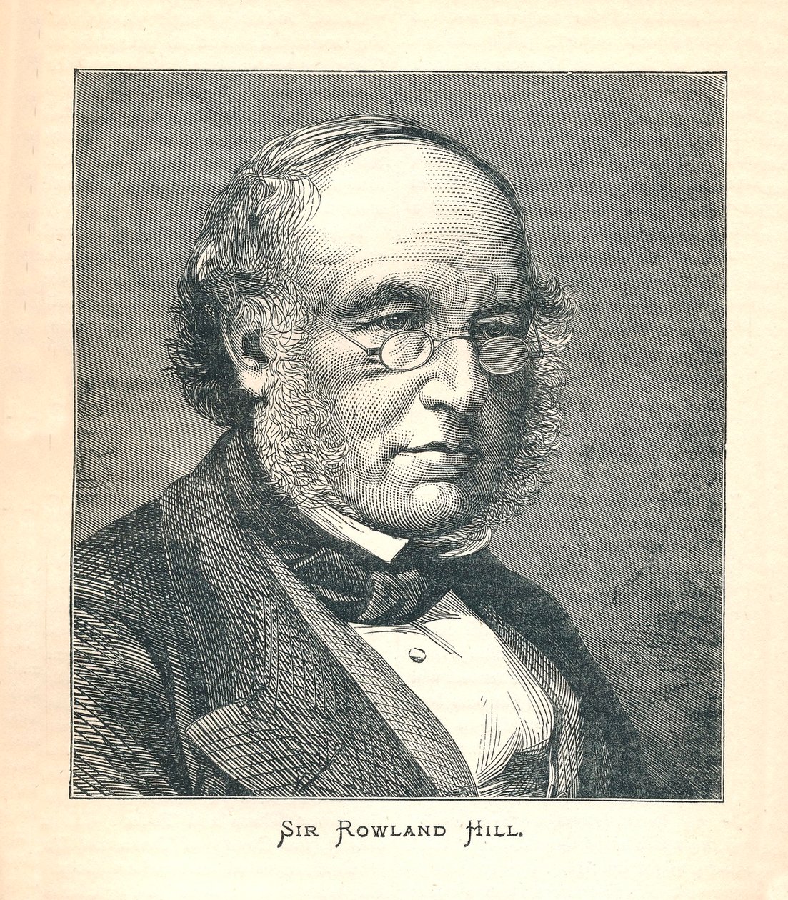 Sir Rowland Hill, Posta Pulunun yaratıcısı, 1893. by Unbekannt