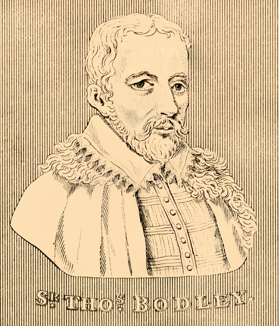 Sir Thomas Bodley, 1545-1613, 1830. by Unbekannt