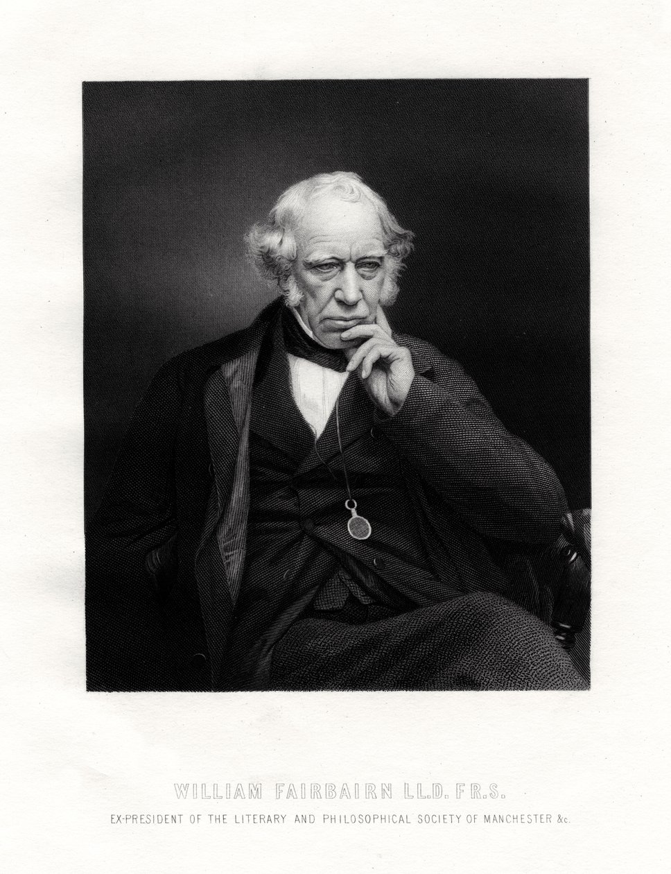 Sir William Fairbairn, 1 Baronet, İskoç mühendis, 19. yüzyıl by Unbekannt