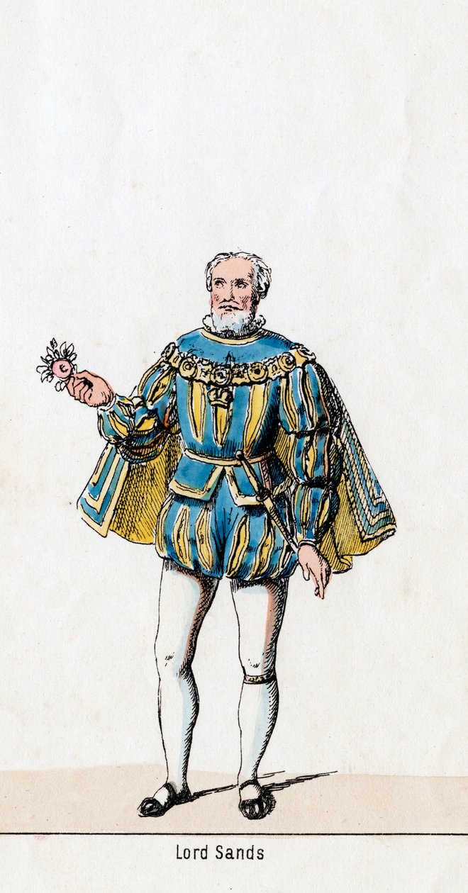Sir William Sands, Shakespeare