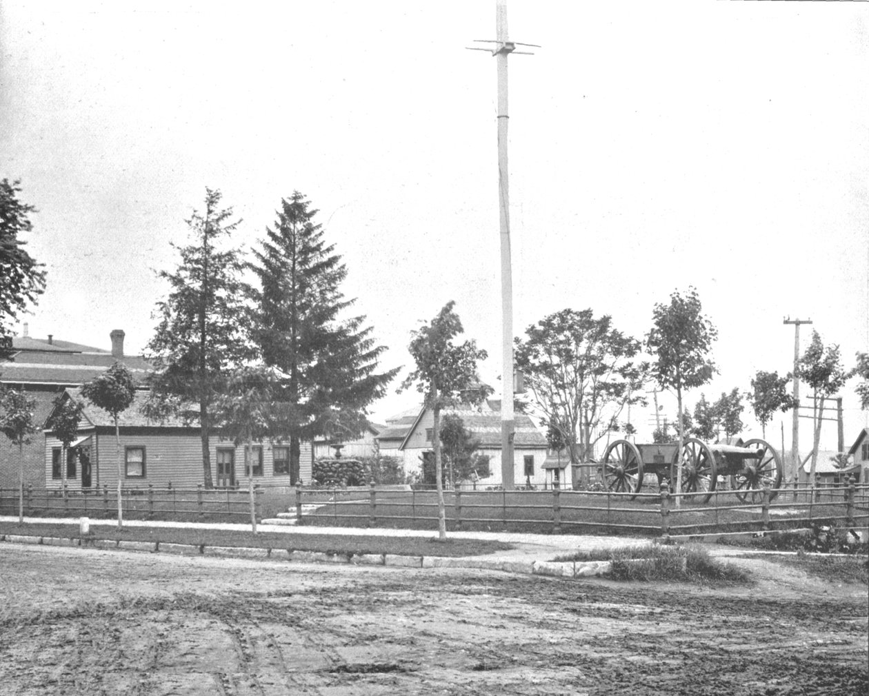 Eski Fort Wayne sitesi, Indiana, ABD, c1900. by Unbekannt