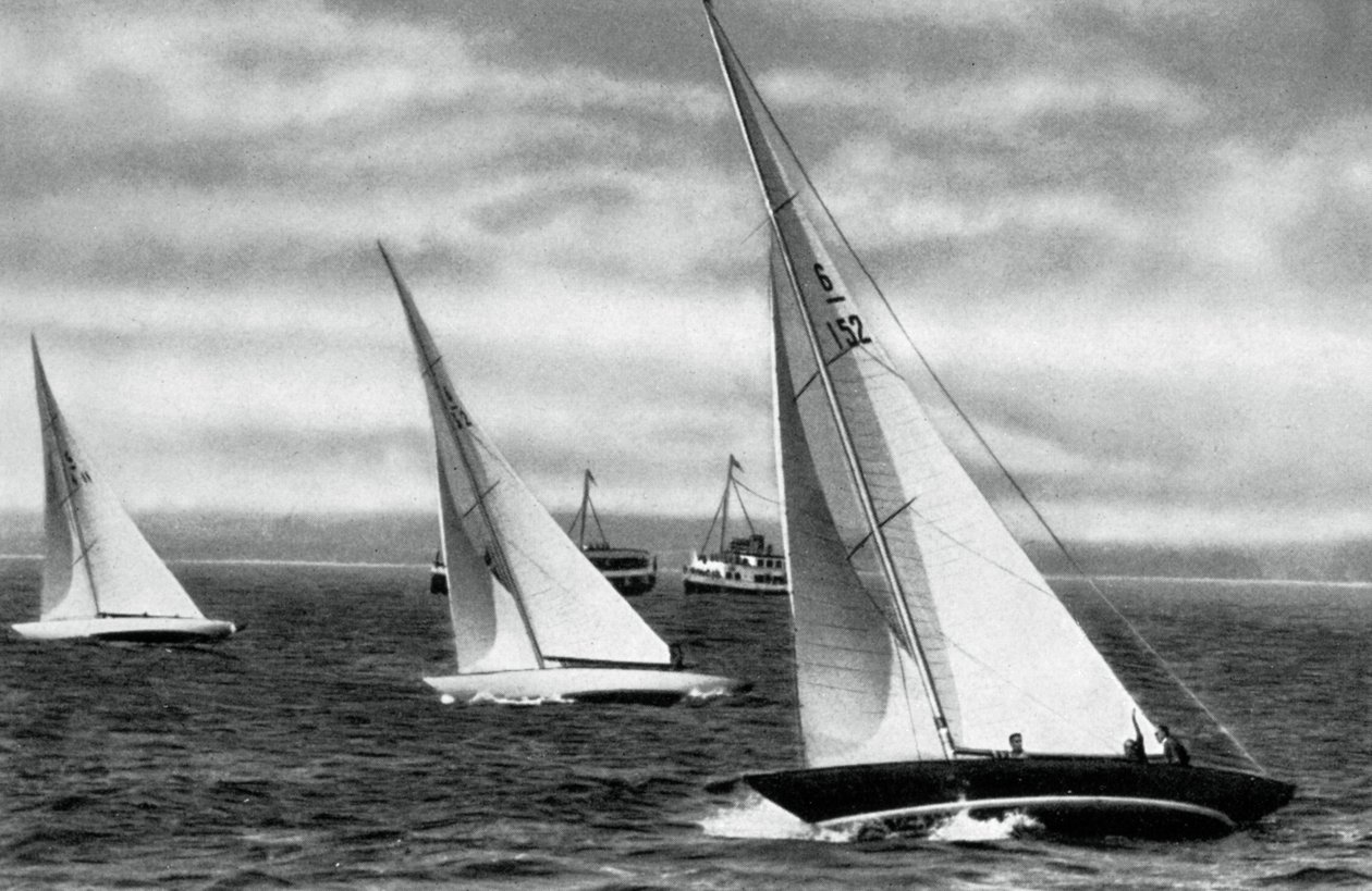 Altı metre R sınıfı yelken, Berlin Olimpiyatları, 1936 by Unbekannt