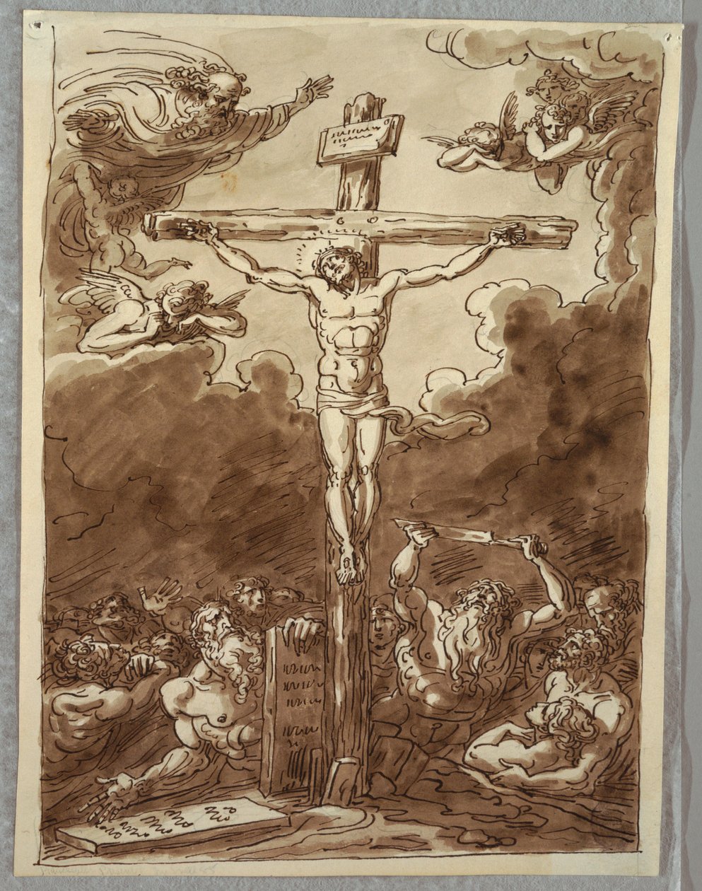 Sketchbook Folio, Çarmıha Gerilme, Ludovica Carracci