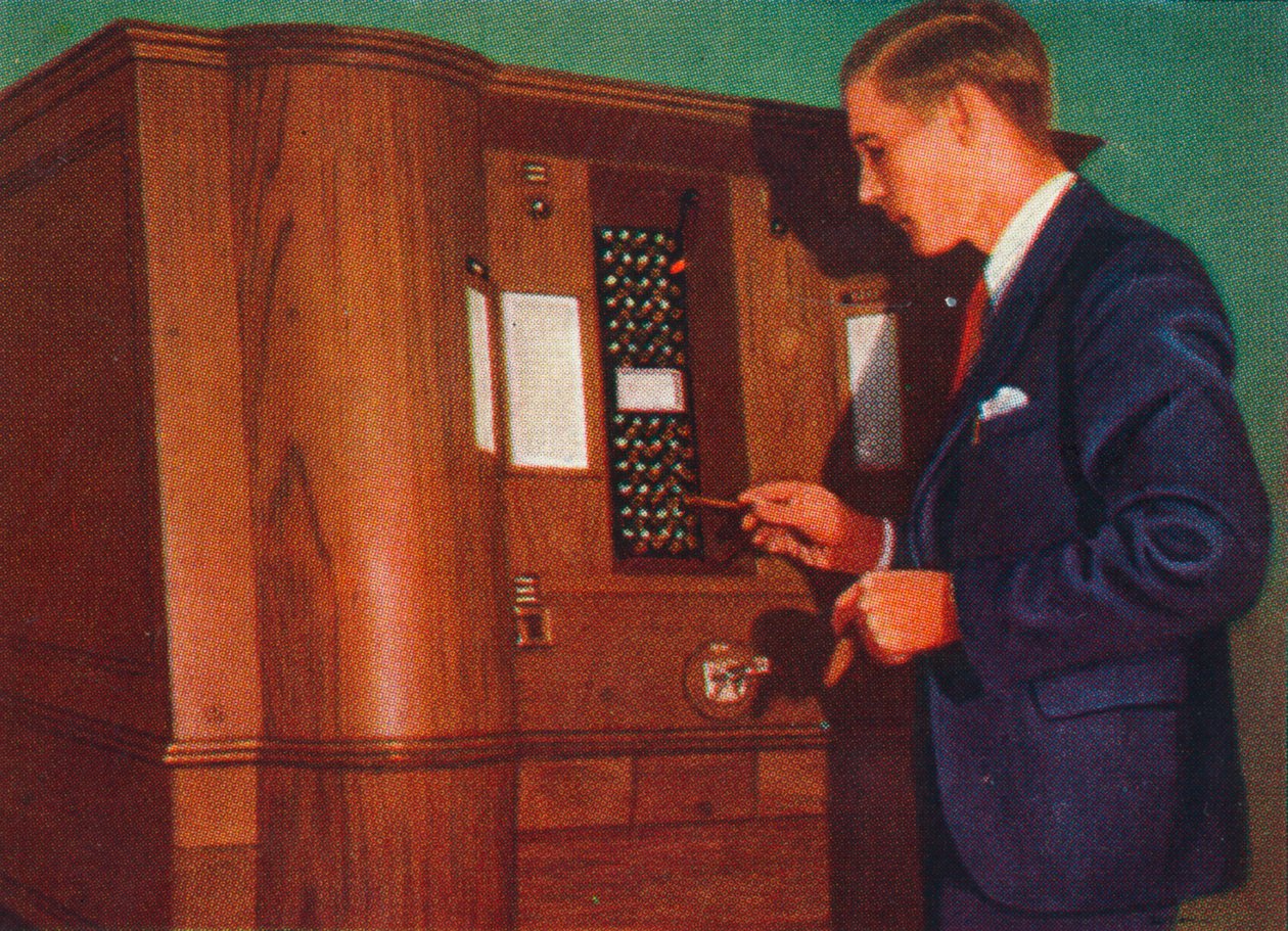 Briç oynayan slot makinesi, 1938 by Unbekannt