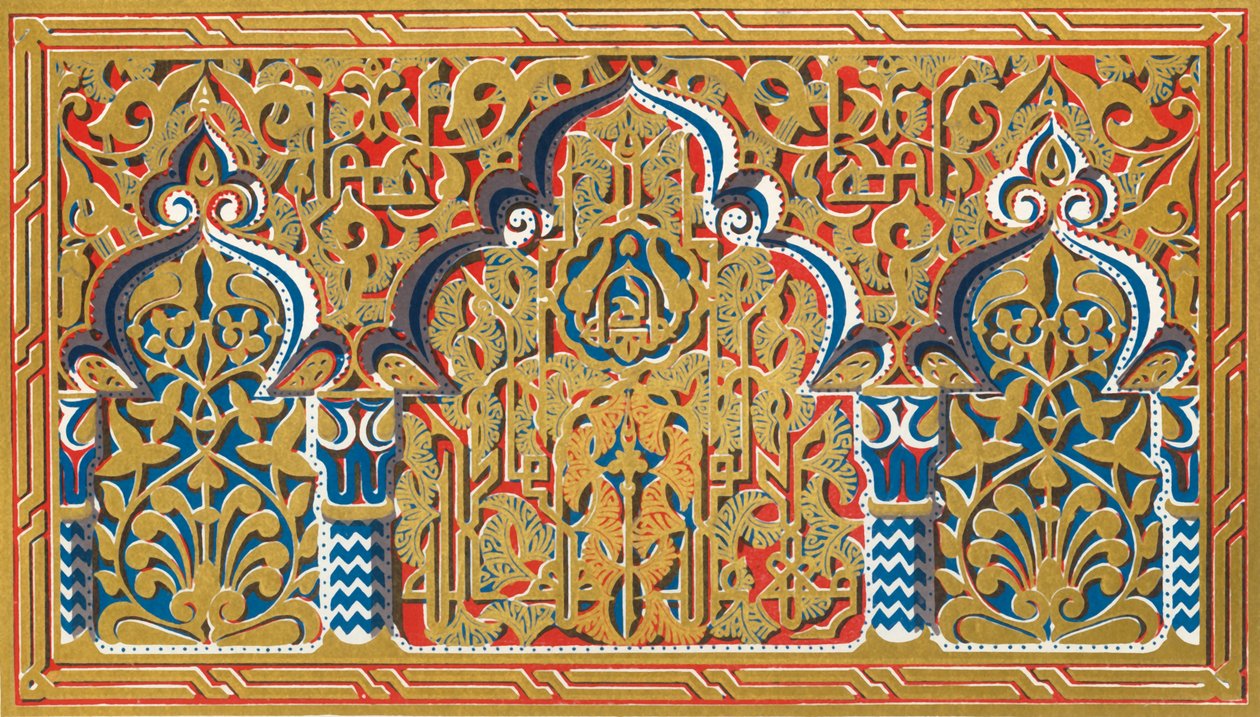 Pencere pervazındaki küçük panel, İki Kız Kardeşin Salonu, 1907. by Unbekannt