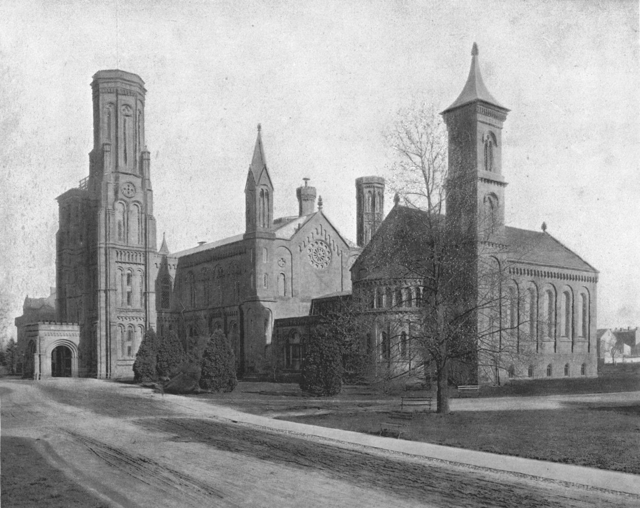 Smithsonian Enstitüsü, Washington D.C., ABD, c1900. by Unbekannt