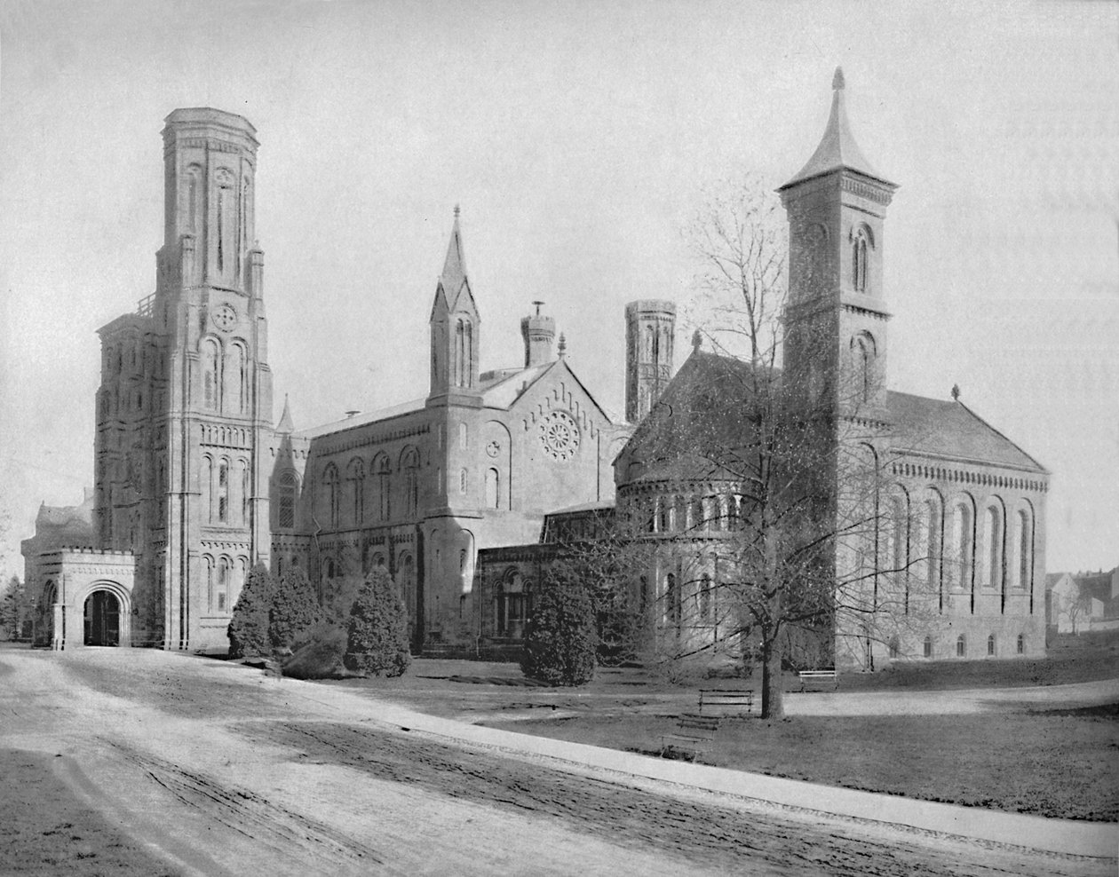 Smithsonian Enstitüsü, Washington, DC, c1897. by Unbekannt