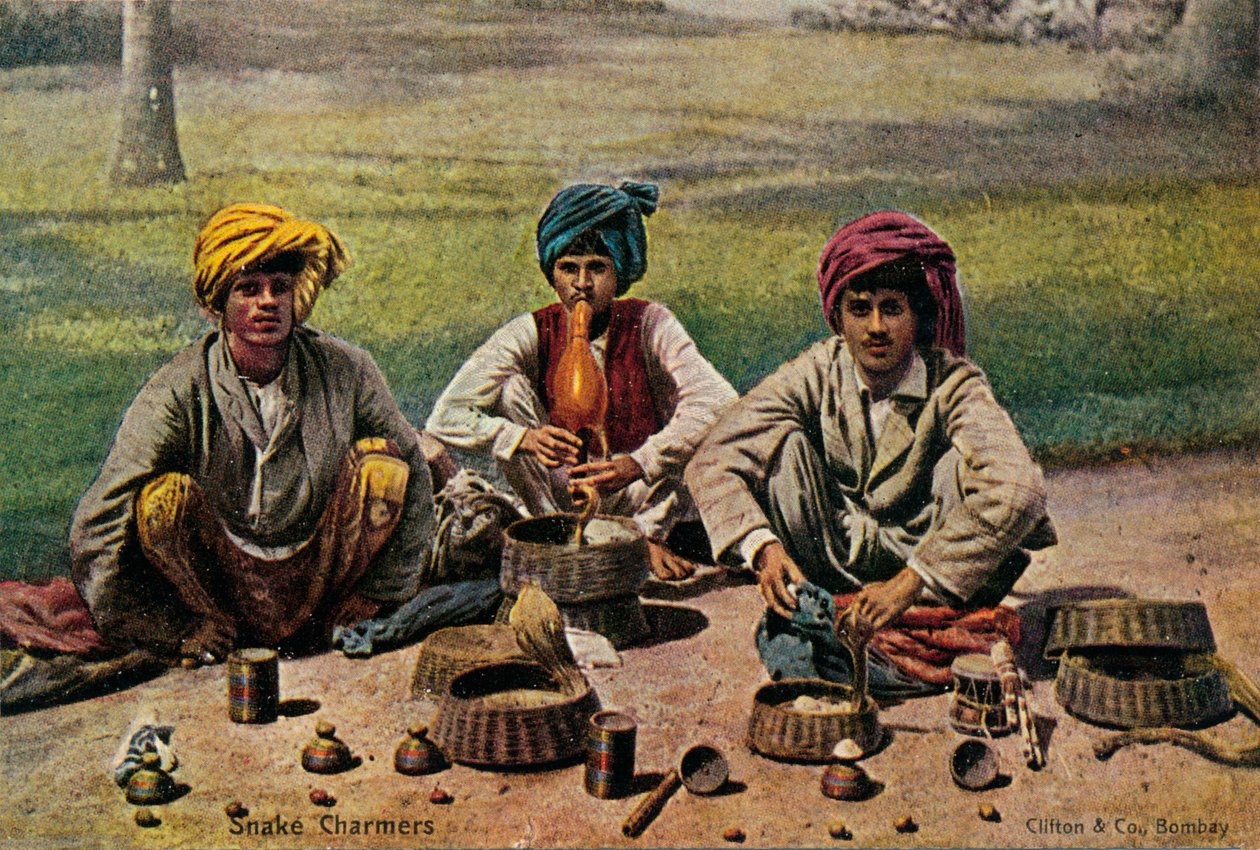 Yılan Oynatıcılar, c1910. by Unbekannt