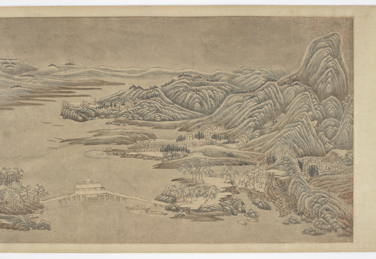 Dağlarda ve Nehirlerde Kar Temizliği, Wang Wei