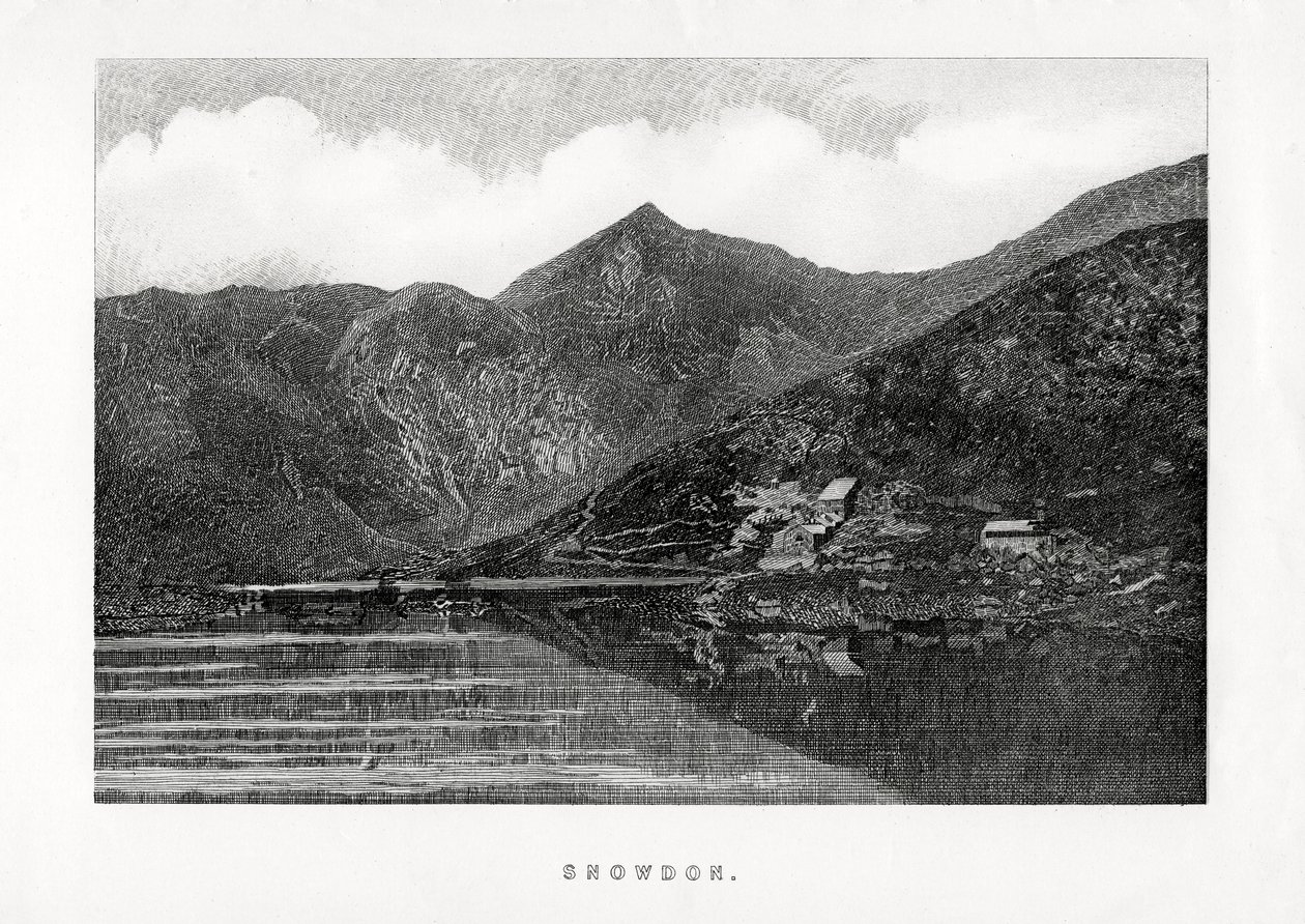 Snowdon, Galler, 1896 by Unbekannt