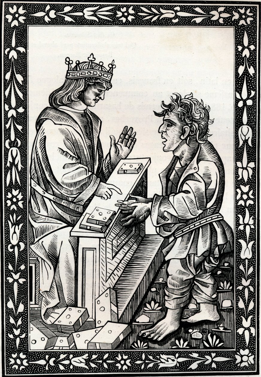 Solomon ve Marcoul, 15. yüzyıl, 1849. by Unbekannt